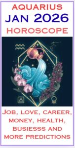 2026 January Aquarius Horoscope