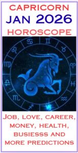 2026 January Capricorn Horoscope