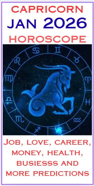 2026 January Capricorn Horoscope