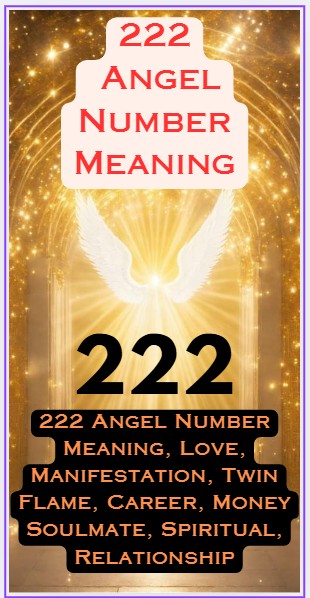 222 Angel Number Meaning