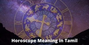 Horoscope Meaning in Tamil