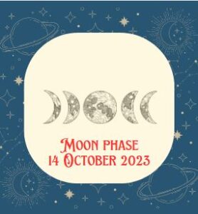 Moon Phase 14 October 2023
