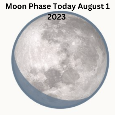 Moon Phase Today August 1 2023