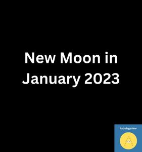 New Moon in January 2023