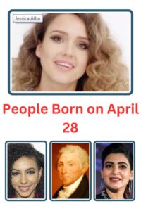 People Born on April 28