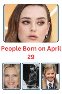 People Born on April 29