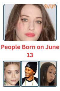 People Born on June 13