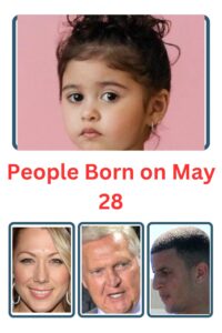 People Born on May 28