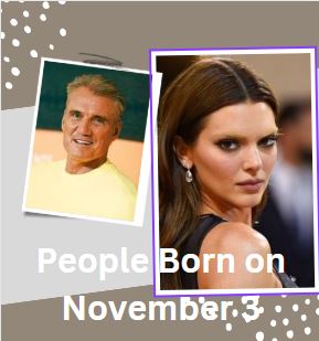 People Born on November 3