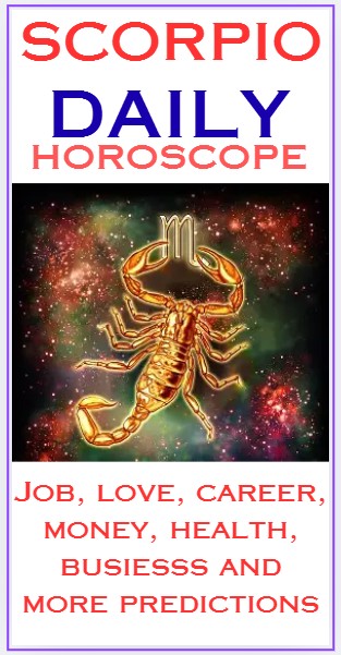 Scorpio Horoscope Today