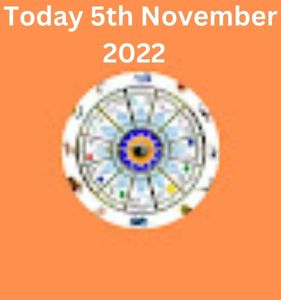 Today 5th November 2022